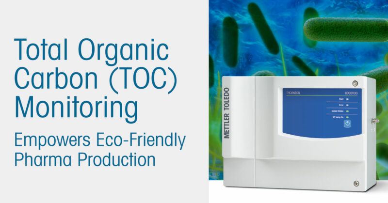 total organic carbon monitoring empowers eco-friendly pharma production